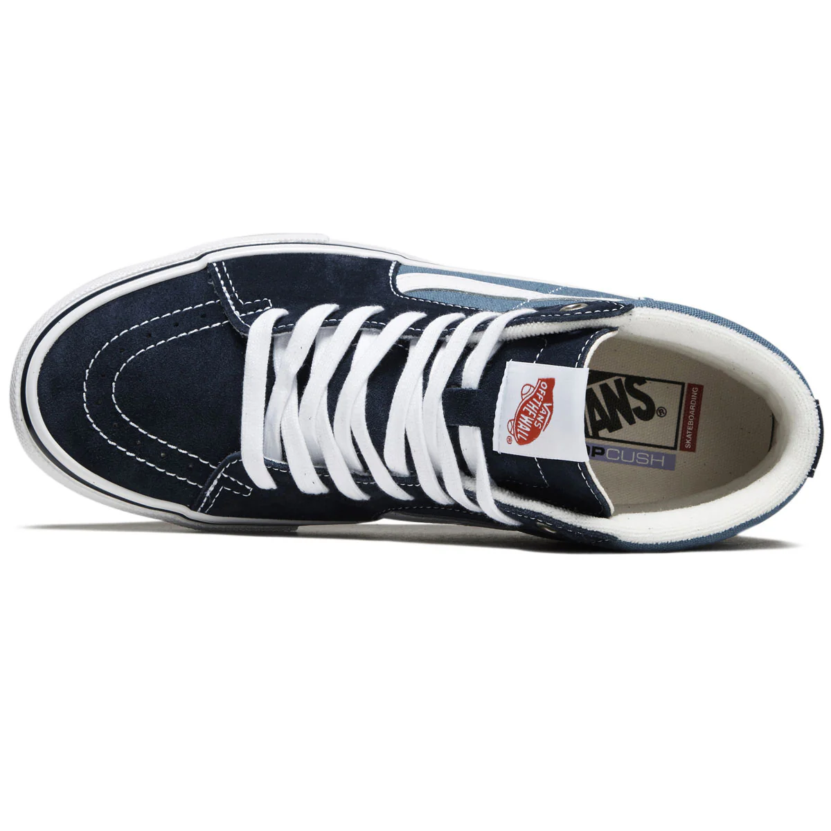 Vans Skate Sk8-Hi Shoes - Navy/White - Image 3